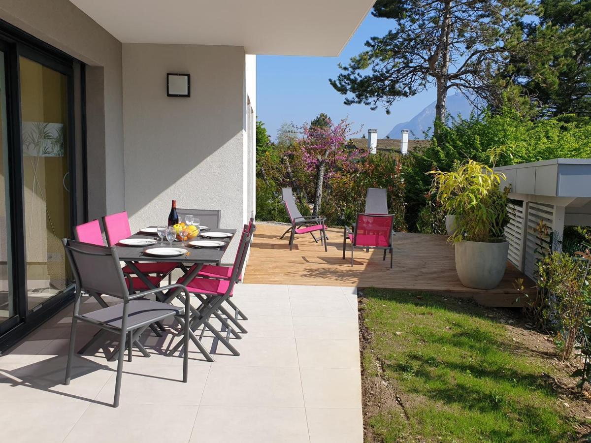 L'Appartement Jardin Avec Vue Montagnes Sévrier Zewnętrze zdjęcie