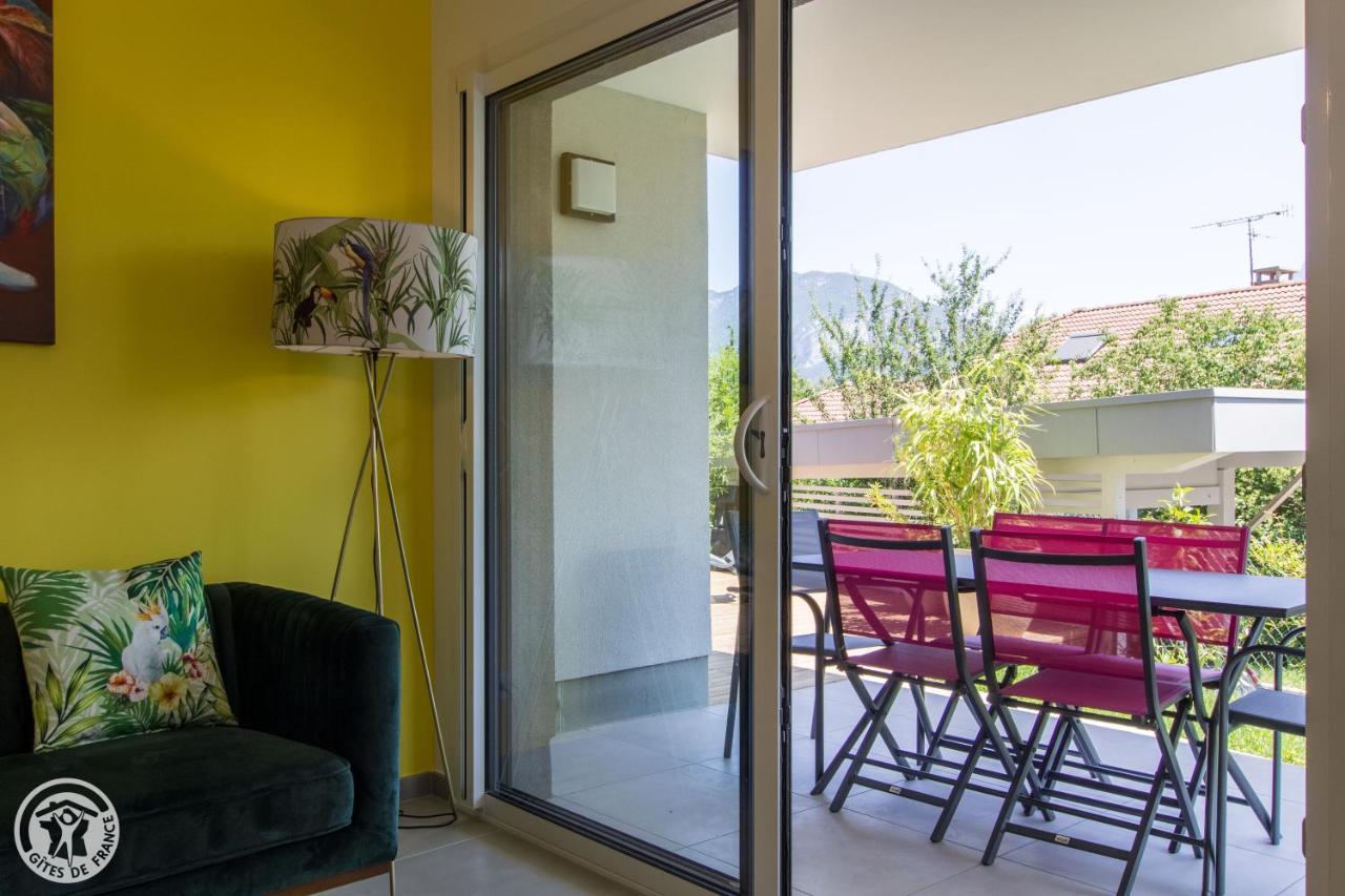 L'Appartement Jardin Avec Vue Montagnes Sévrier Zewnętrze zdjęcie