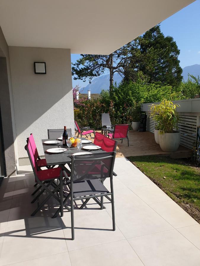 L'Appartement Jardin Avec Vue Montagnes Sévrier Zewnętrze zdjęcie