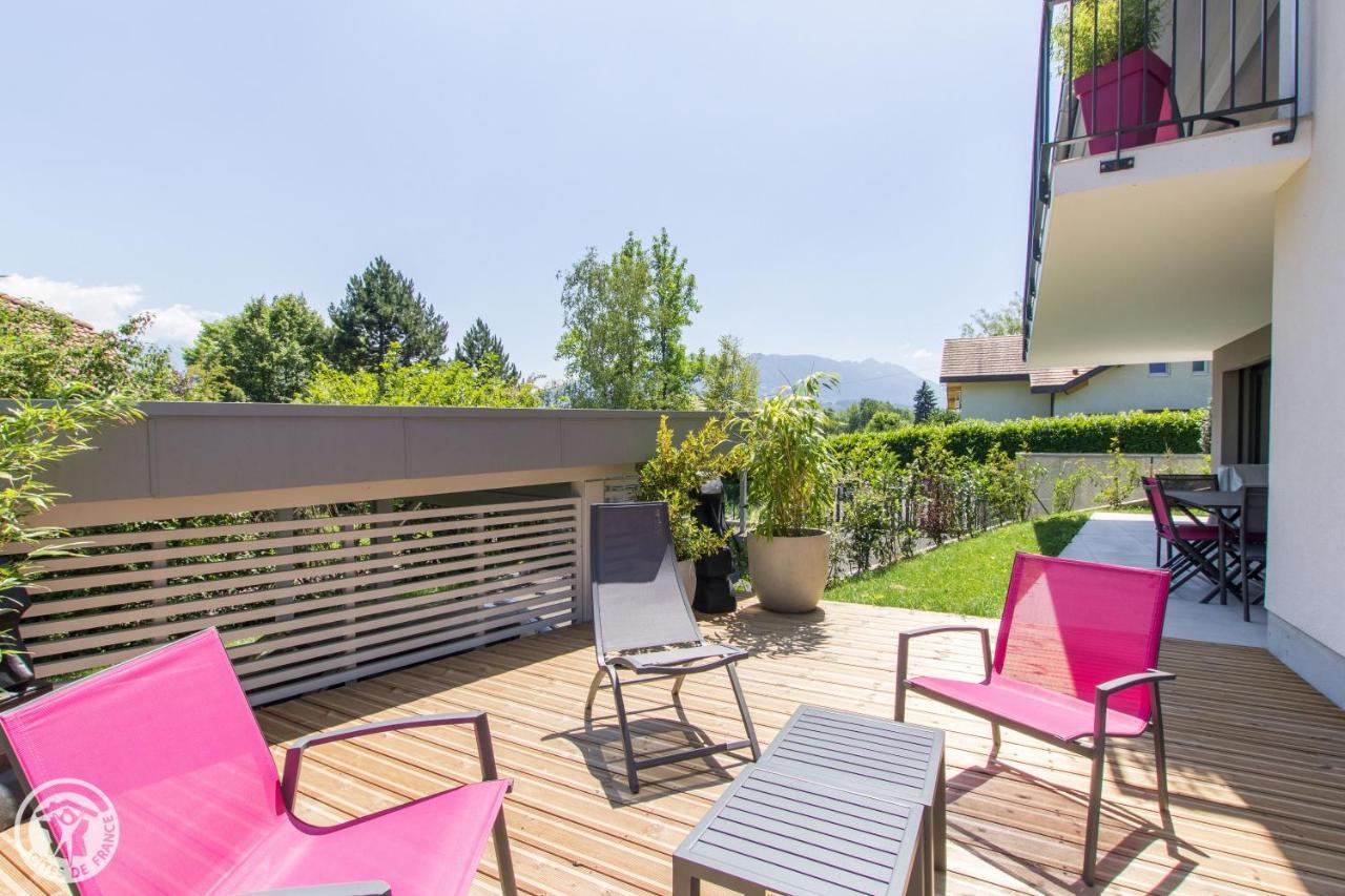 L'Appartement Jardin Avec Vue Montagnes Sévrier Zewnętrze zdjęcie