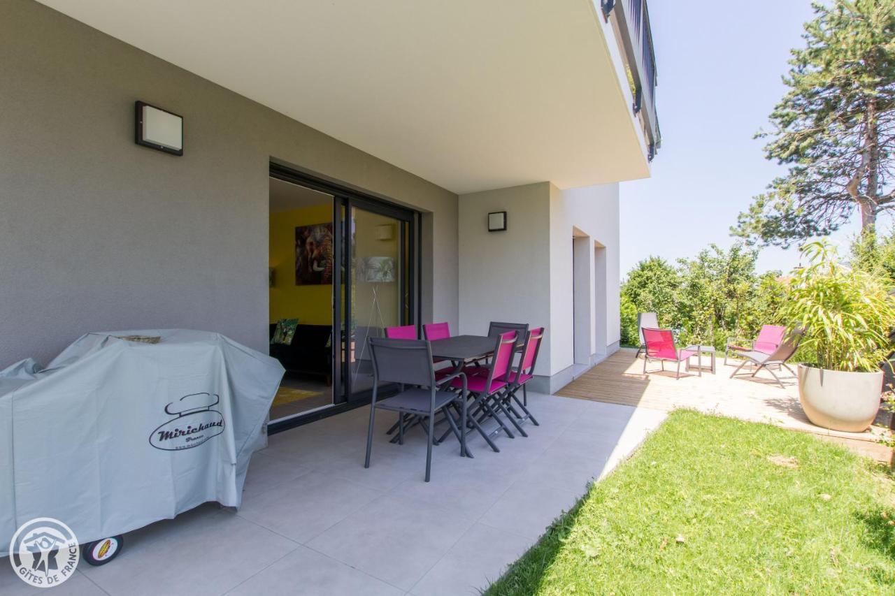L'Appartement Jardin Avec Vue Montagnes Sévrier Zewnętrze zdjęcie